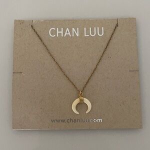 Chan Luu Horn and Gold Necklace